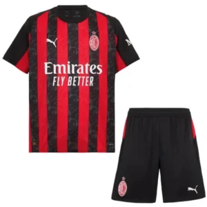 AC Milan Conjunto 2025 2026 Casa Rojo - Maglia Ac Milan | tiendasdefutboles