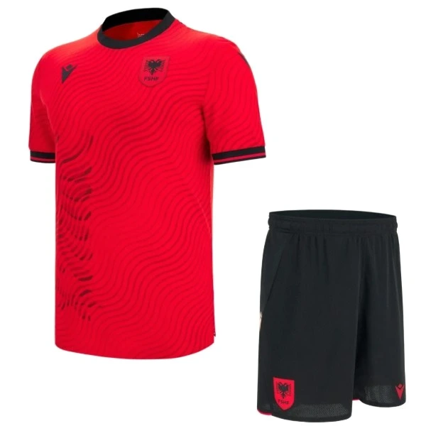 Casa Conjunto De Hombre Albania 2026 Rojo Albania Conjunto 2026 Casa Rojo - Albania Barata | tiendasdefutboles