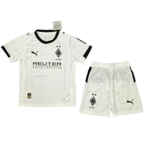Borussia Mönchengladbach Niños Conjunto 2025 2026 Casa Blanco - Tuta Borussia Mönchengladbach Niños | tiendasdefutboles