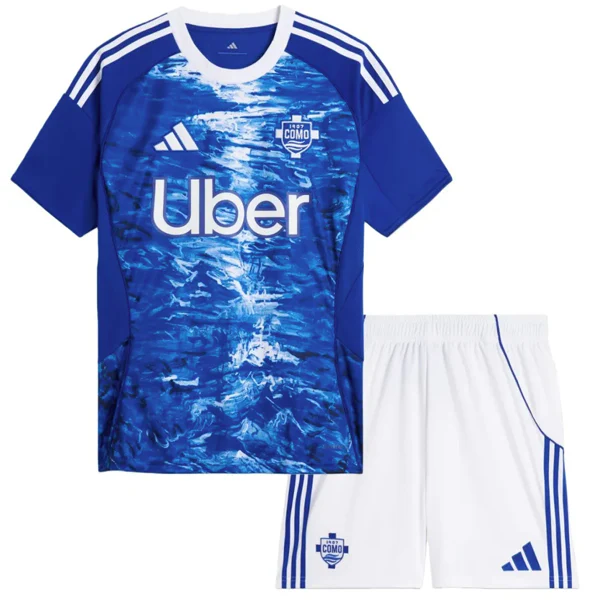 Casa Conjunto De Hombre Como 2025 2026 Azul Blanco Como 1907 Conjunto 2025 2026 Casa Azul - Maglia Como 1907 | tiendasdefutboles