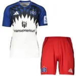 Casa Conjunto De Hombre Hamburgo S.V 2025 2026 Azul Blanco