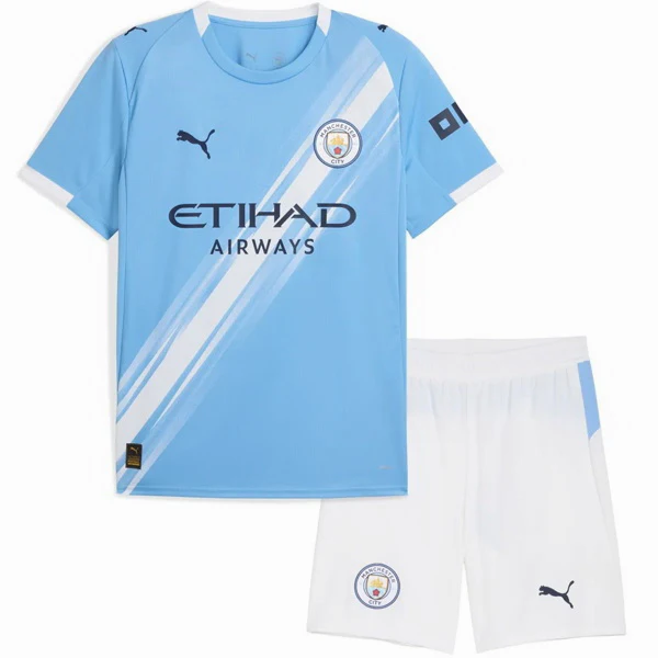 Casa Conjunto De Hombre Manchester City 2025 2026 Azul Manchester City Conjunto 2025 2026 Casa Azul - Maglia Manchester City | tiendasdefutboles
