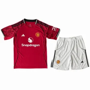 Manchester United Conjunto 2025 2026 Casa Rojo - Maglia Manchester United | tiendasdefutboles