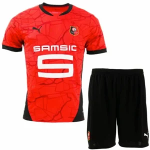 Stade Rennais Conjunto 2024 2025 Casa Rojo - Equipacion Stade Rennais | tiendasdefutboles