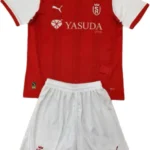 Casa Conjunto De Hombre Stade de Reims 2024 2025 Rojo Blanco