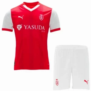 Stade de Reims Conjunto 2024 2025 Casa Rojo - Stade De Reims Equipacion | tiendasdefutboles