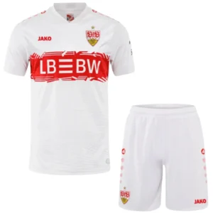 VfB Stuttgart Conjunto 2025 2026 Casa Blanco - Vfb Stuttgart Equipacion | tiendasdefutboles