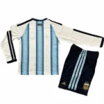 Casa Conjunto De Manga Larga Niños Argentina 2026 Azul Blanco