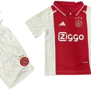 Ajax Niños Conjunto 2024 2025 Casa Rojo - Tuta Ajax Niños | tiendasdefutboles