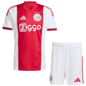 Ajax Niños Conjunto 2025 2026 Casa Rojo - Ajax Niños Barata | tiendasdefutboles