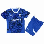 Al Hilal Saudi Niños Conjunto 2024 2025 Casa Azul - Tuta Al Hilal Saudi Niños | tiendasdefutboles
