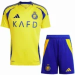 Al-Nassr FC Niños Conjunto 2024 2025 Casa Amarillo - Tuta Al-Nassr FC Niños | tiendasdefutboles