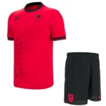 Albania Niños Conjunto 2026 Casa Rojo - Albania Niños Barata | tiendasdefutboles