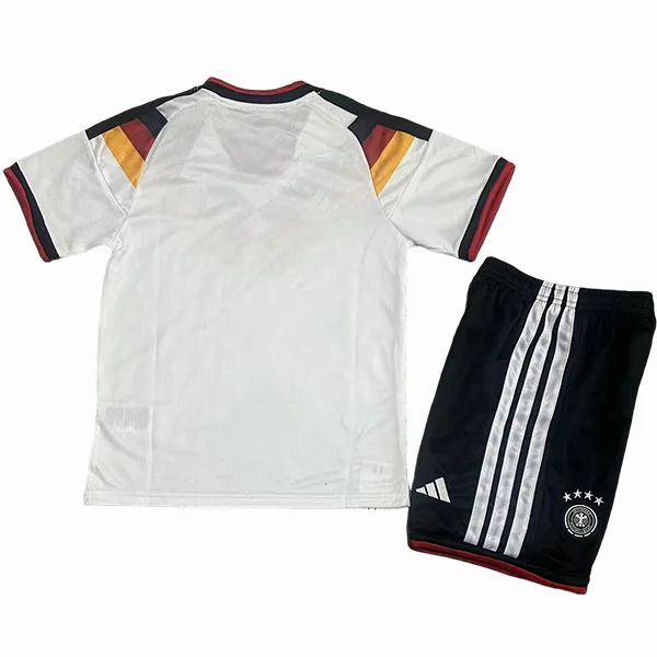 Casa Conjunto De Niños Alemania 2026 Blanco Alemania Niños Conjunto 2026 Casa Blanco - Equipacion Alemania Niños | tiendasdefutboles