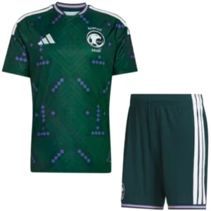 Arabia Saudita Niños Conjunto 2026 Casa Verde - Arabia Saudita Niños Barata | tiendasdefutboles