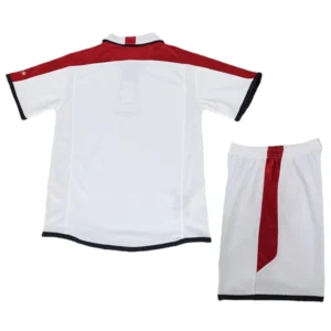 Inglaterra Niños Conjunto 2004 Casa Blanco - Conjuntos Argentina Retro | tiendasdefutboles
