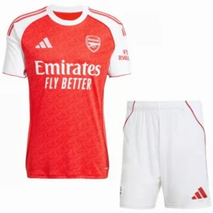 Arsenal Niños Conjunto 2025 2026 Casa Rojo - Equipacion Arsenal Niños | tiendasdefutboles