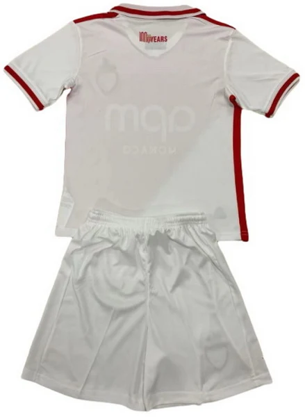 Casa Conjunto De Niños AS Monaco 2024 2025 Rojo Blanco AS Monaco Niños Conjunto 2024 2025 Casa Rojo - Tuta AS Monaco Niños | tiendasdefutboles