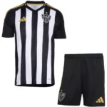 Casa Conjunto De Niños Atlético Mineiro 2025 2026 Negro Blanco