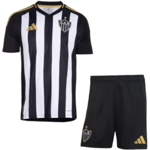 Atlético Mineiro Niños Conjunto 2025 2026 Casa Negro - Tuta Atlético Mineiro Niños | tiendasdefutboles