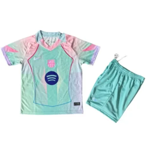 FC Barcelona Niños Conjunto 2024 2025 Casa Verde - Equipacion Fc Barcelona Niños | tiendasdefutboles