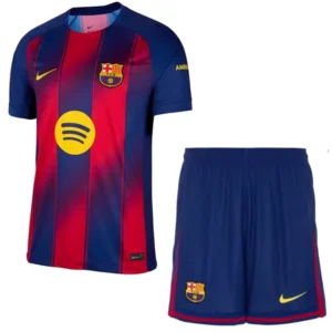 FC Barcelona Niños Conjunto 2025 2026 Casa Azul - Equipacion Fc Barcelona Niños | tiendasdefutboles
