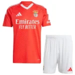 SL Benfica Niños Conjunto 2024 2025 Casa Rojo - Tuta SL Benfica Niños | tiendasdefutboles