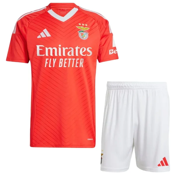 Casa Conjunto De Niños Benfica 2024 2025 Rojo SL Benfica Niños Conjunto 2024 2025 Casa Rojo - Tuta SL Benfica Niños | tiendasdefutboles