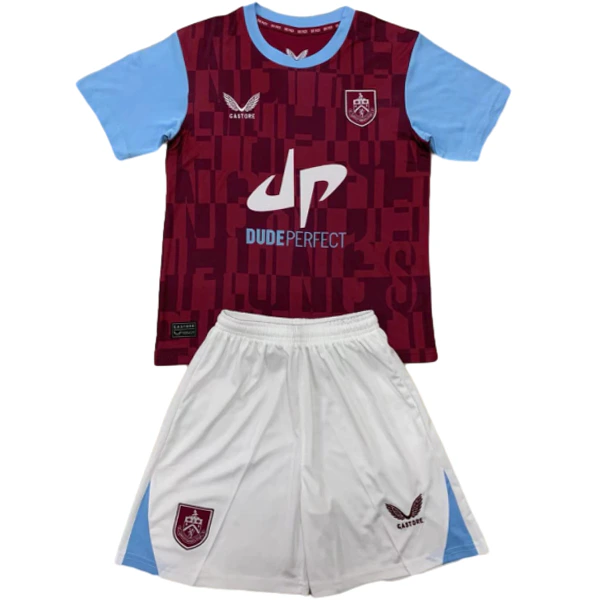 Casa Conjunto De Niños Burnley 2024 2025 Rojo Burnley FC Niños Conjunto 2024 2025 Casa Rojo - Tuta Burnley FC Niños | tiendasdefutboles