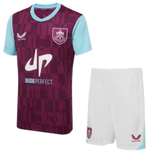 Burnley FC Niños Conjunto 2024 2025 Casa Rojo - Tuta Burnley FC Niños | tiendasdefutboles
