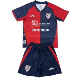 Cagliari Calcio Niños Conjunto 2025 2026 Casa Rojo - Cagliari Calcio Niños Barata | tiendasdefutboles