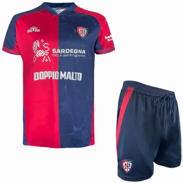 Casa Conjunto De Niños Cagliari Calcio 2025 2026 Rojo Cagliari Calcio Niños Conjunto 2025 2026 Casa Rojo - Cagliari Calcio Niños Barata | tiendasdefutboles