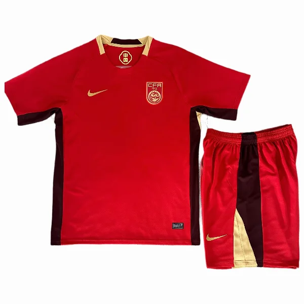 Casa Conjunto De Niños China 2025 Rojo China Niños Conjunto 2025 Casa Rojo - China Niños Barata | tiendasdefutboles