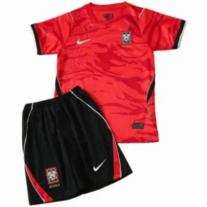 Corea Niños Conjunto 2026 Casa Rojo - Corea Niños Barata | tiendasdefutboles