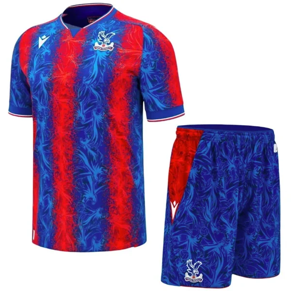 Casa Conjunto De Niños Crystal Palace 2024 2025 Rojo I Azul Crystal Palace Niños Conjunto 2024 2025 Casa Rojo - Tuta Crystal Palace Niños | tiendasdefutboles