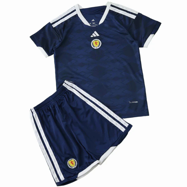 Casa Conjunto De Niños Escocia 2026 Azul Escocia Niños Conjunto 2026 Casa Azul - Escocia Niños Barata | tiendasdefutboles