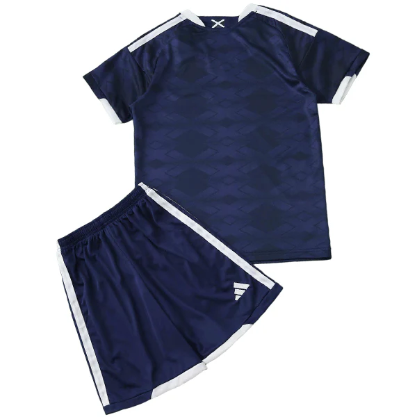 Casa Conjunto De Niños Escocia 2026 Azul Escocia Niños Conjunto 2026 Casa Azul - Escocia Niños Barata | tiendasdefutboles