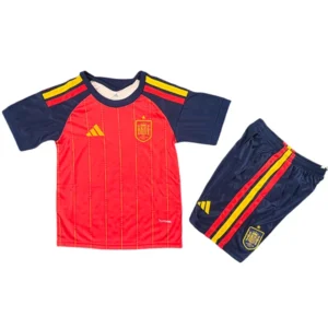 España Niños Conjunto 2026 Casa Rojo - España Niños Barata | tiendasdefutboles
