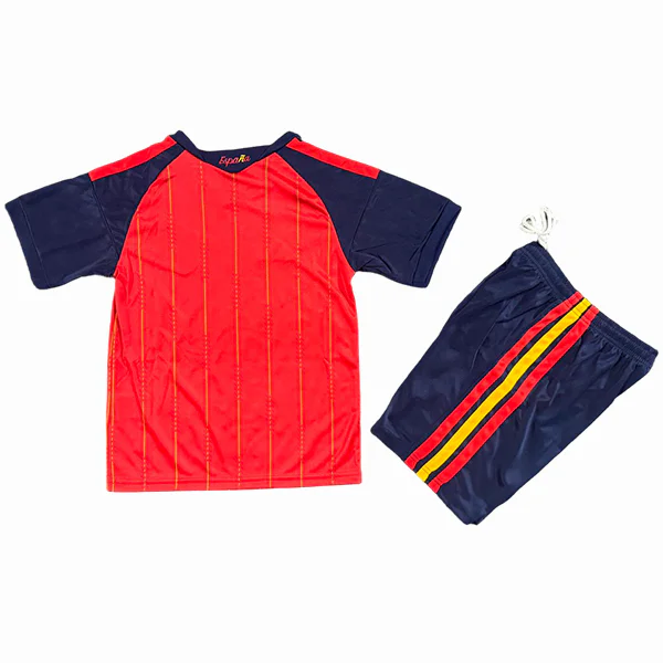 Casa Conjunto De Niños España 2026 Rojo España Niños Conjunto 2026 Casa Rojo - España Niños Barata | tiendasdefutboles