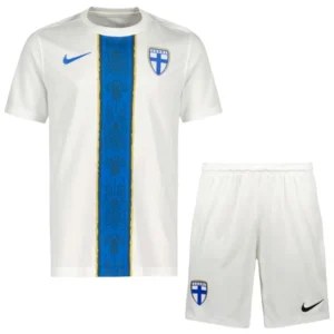 Finlandia Niños Conjunto 2026 Casa Blanco - Finlandia Niños Barata | tiendasdefutboles