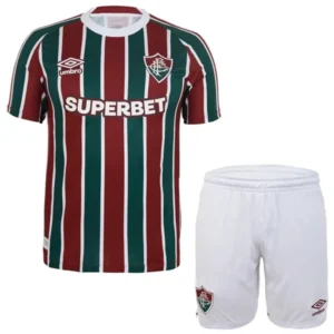 Fluminense Niños Conjunto 2025 2026 Casa Rojo - Tuta Fluminense Niños | tiendasdefutboles