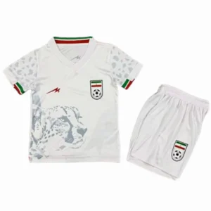 Irán Niños Conjunto 2026 Casa Blanco - Irán Niños Barata | tiendasdefutboles