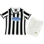 Casa Conjunto De Niños Juventus Retro 1994 1995 Negro Blanco
