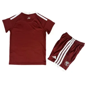 Catar Niños Conjunto 2026 Casa Rojo - Catar Niños Barata | tiendasdefutboles
