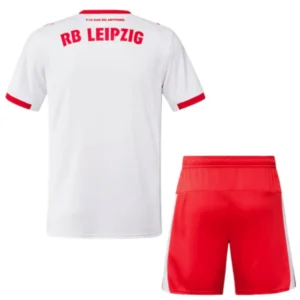 RB Leipzig Niños Conjunto 2025 2026 Casa Blanco - RB Leipzig Niños Barata | tiendasdefutboles