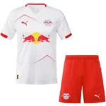 RB Leipzig Niños Conjunto 2025 2026 Casa Blanco - Tuta RB Leipzig Niños | tiendasdefutboles
