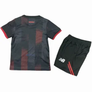 Bayer 04 Leverkusen Niños Conjunto 2025 2026 Casa Negro - Tuta Bayer 04 Leverkusen Niños | tiendasdefutboles