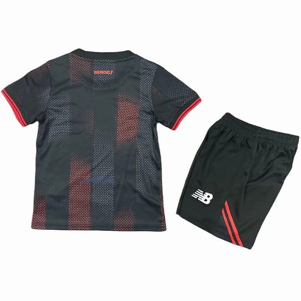 Casa Conjunto De Niños Leverkusen 2025 2026 Negro Bayer 04 Leverkusen Niños Conjunto 2025 2026 Casa Negro - Tuta Bayer 04 Leverkusen Niños | tiendasdefutboles