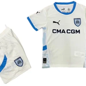 Marsella Niños Conjunto 2024 2025 Casa Blanco - Tuta Marsella Niños | tiendasdefutboles