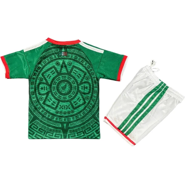 Casa Conjunto De Niños Mexico 2026 Verde México Niños Conjunto 2026 Casa Verde - Playera Mexico 2026 Niños | tiendasdefutboles